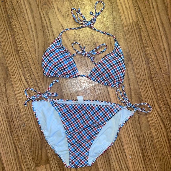 Old Navy Other - 🔥Bubble Textured🔥 Gingham Bikini